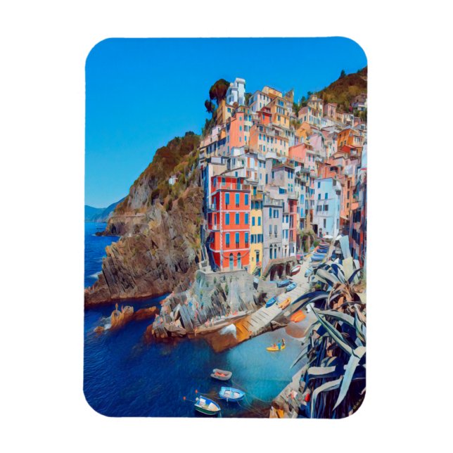 ldp RIOMAGGIORE - Cinque Terre - Magnet (Vertical)