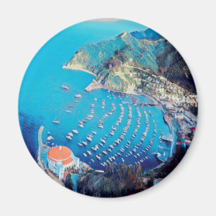 ldp SANTA CATALINA Island - California - harbor Magnet