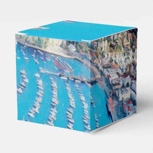 ldp SANTA CATALINA Island - California - harbour Favour Box (Front Side)