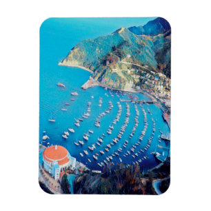 ldp SANTA CATALINA Island - California - harbour Magnet