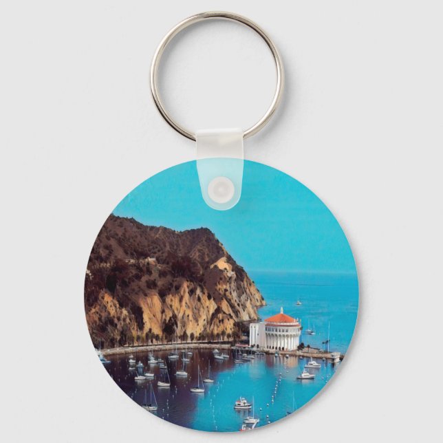ldp SANTA CATALINA ISLAND - harbor - Key Ring (Front)