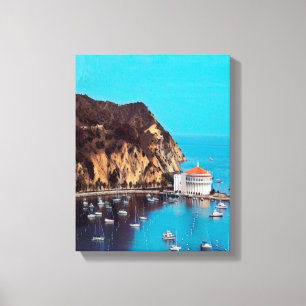 ldp SANTA CATALINA ISLAND - harbour - Canvas Print