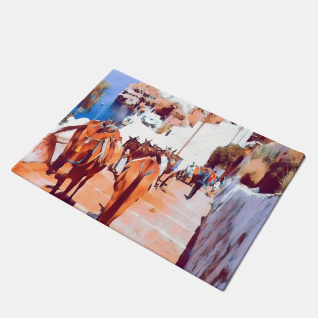 ldp SANTORINI - Donkey trail - Fira - Doormat (Angled)