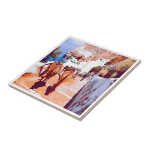 ldp SANTORINI - Donkey trail - Fira - Tile
