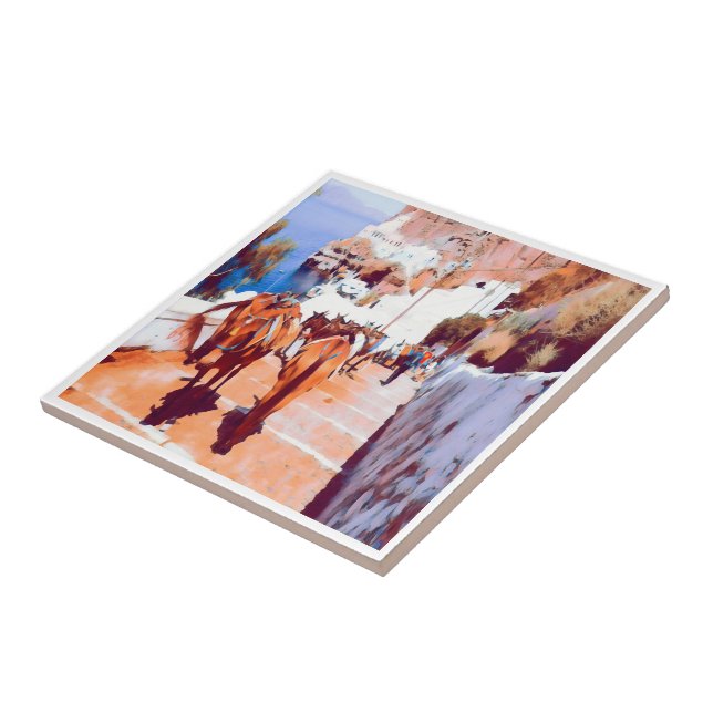 ldp SANTORINI - Donkey trail - Fira - Tile (Side)