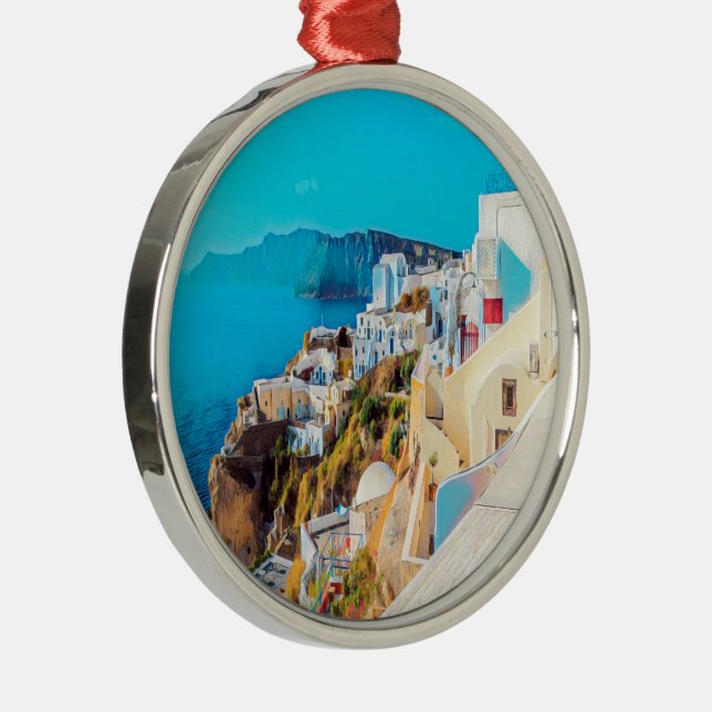 ldp SANTORINI - panorama - Metal Tree Decoration (Right)