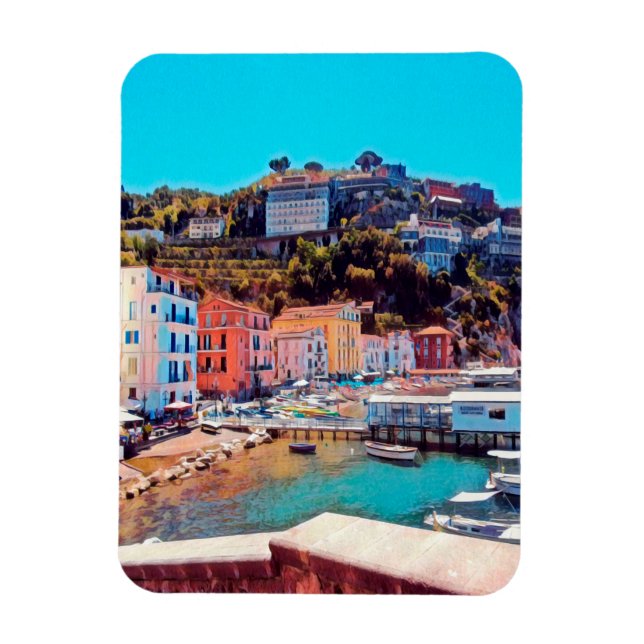 ldp SORRENTO - panorama - beach - Magnet (Vertical)