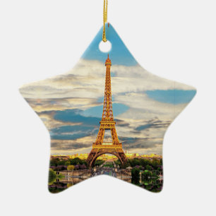 ldp TOUR EIFFEL - Paris - view - Ceramic Tree Decoration