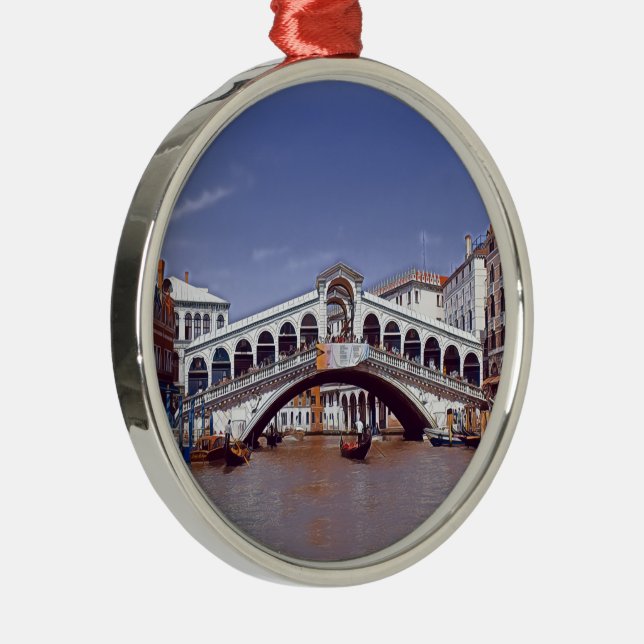 ldp Venice - RIALTO BRIDGE - Metal Tree Decoration (Right)