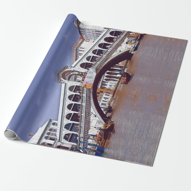 ldp Venice - RIALTO BRIDGE - Wrapping Paper (Unrolled)