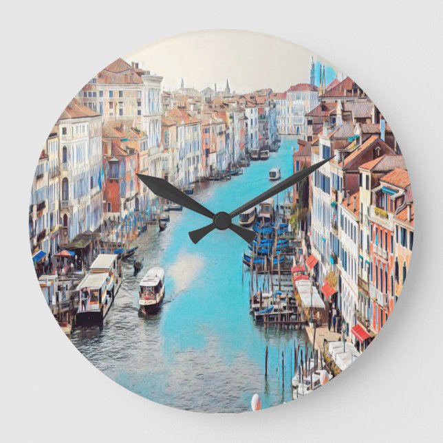 ldp VENICE - View of the Grand Canal from Rialto Large Clock (Front)