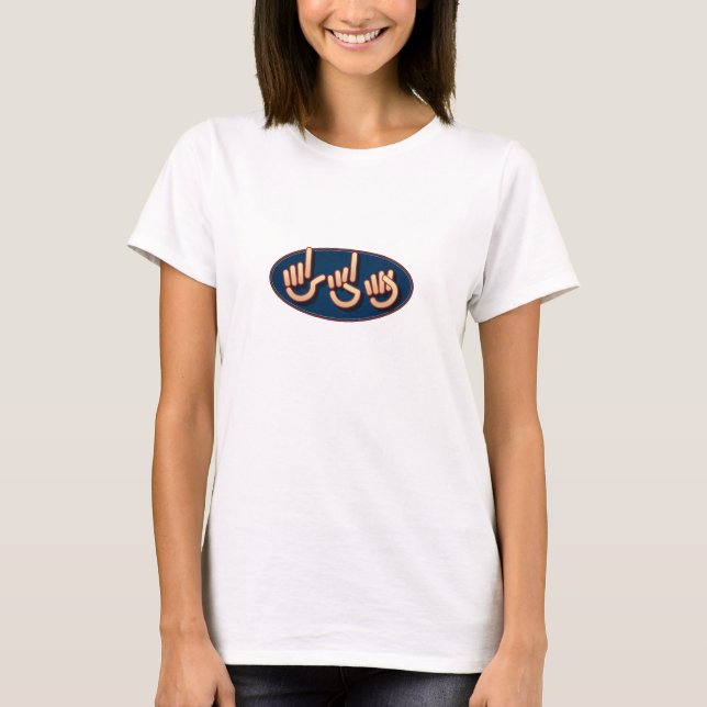 LDS in ASL. women's shirt (Front)