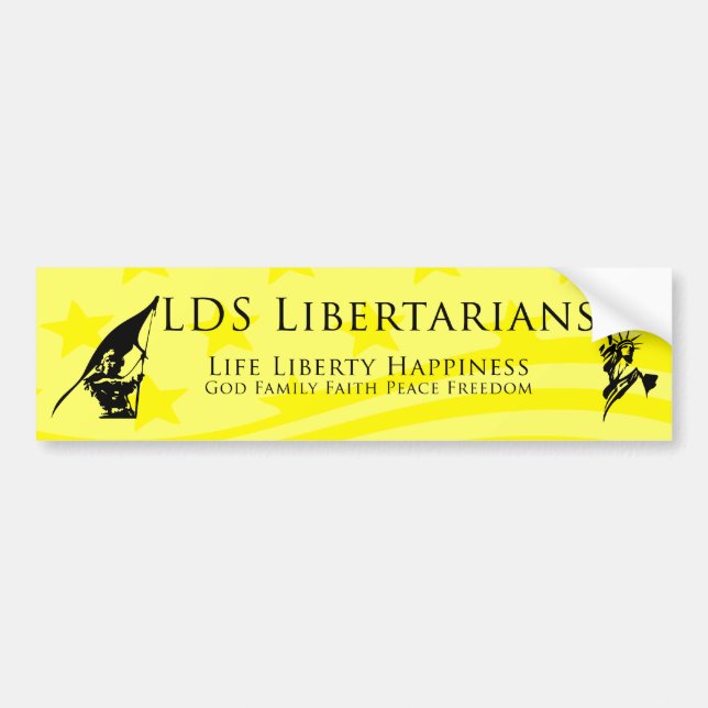 LDS Libertarians Bumper Sticker (Front)