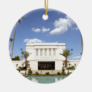 lds mesa arizona temple mormon picture ceramic tree decoration