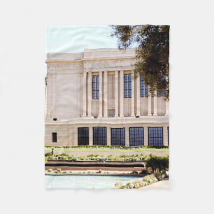 lds mesa arizona temple mormon picture fleece blanket