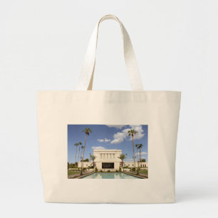 lds mesa arizona temple mormon picture large tote bag