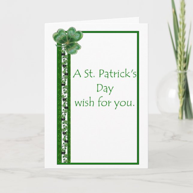 LDS Missionary St Patrick's Day Card (Front)