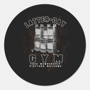 Lds Mormon Funny Mens Womens Boys Girls Missionary Classic Round Sticker
