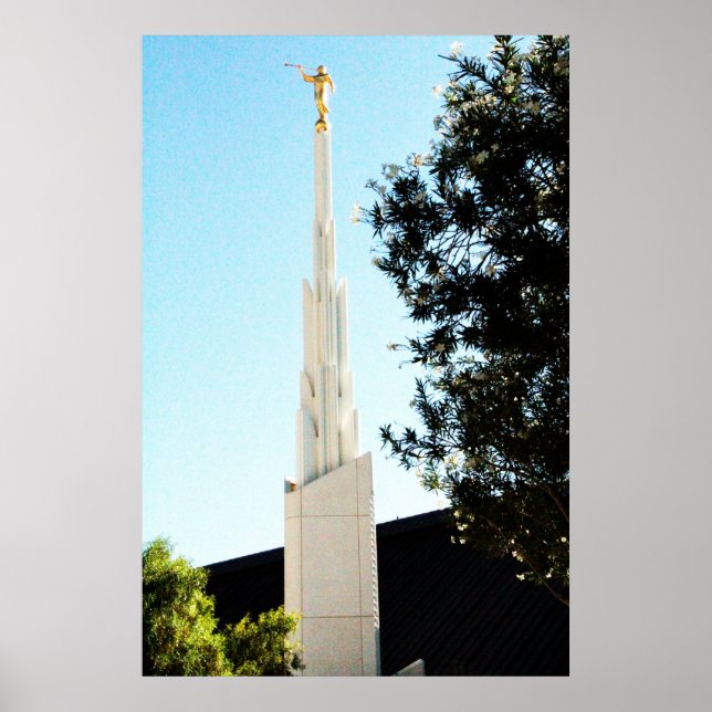 lds mormon las vegas nv temple poster (Front)