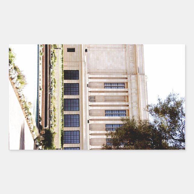 lds mormon mesa arizona temple picture rectangular sticker (Front)