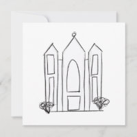 LDS Salt Lake City Temple simple modern mormon 