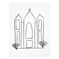LDS Salt Lake City Temple simple modern mormon 