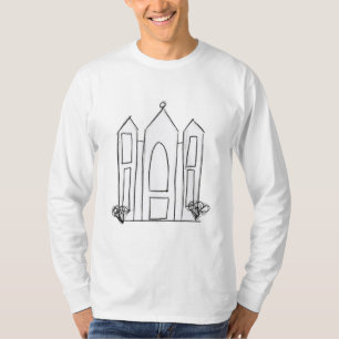 LDS Salt Lake City Temple simple modern mormon T-Shirt