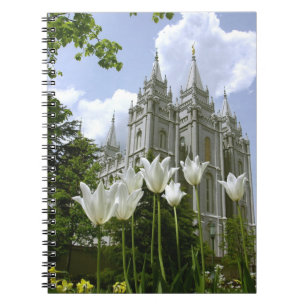 LDS Temple Salt Lake City, Utah Spiral Notebook