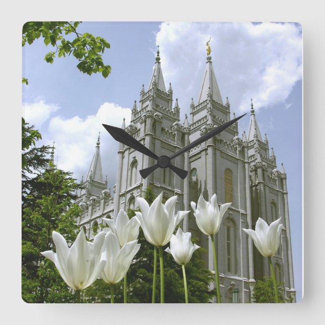 LDS Temple Square Wall Clock (Front)