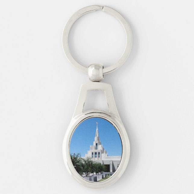 LDS Temples Key Ring (Front)