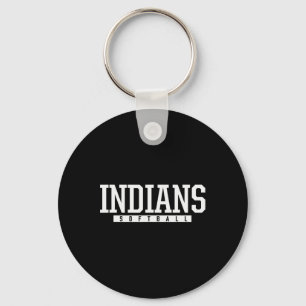 Ldwin Indians Softll Hs Key Ring