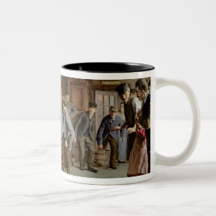 Le Bain de Pieds Inattendu, 1895 Two-Tone Coffee Mug