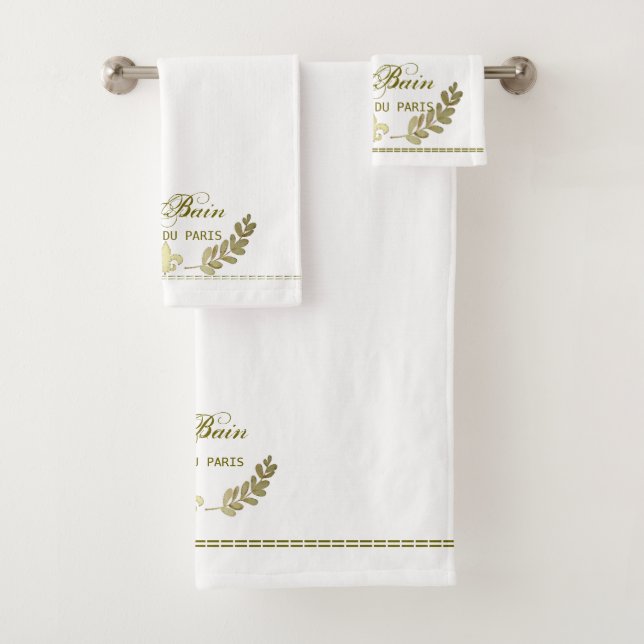 Le Bain Du Paris Bathroom Towel Set (Insitu)