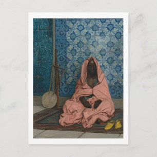 Le Barde Noir by Jean-Léon Gérôme, c1888 Postcard