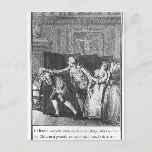 Le Baron chassa Candide du Chateau Postcard (Front)