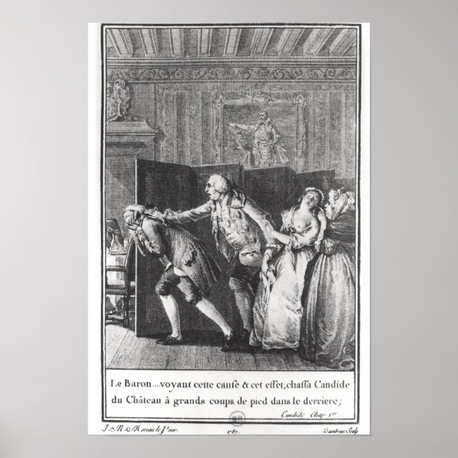Le Baron chassa Candide du Chateau Poster (Front)