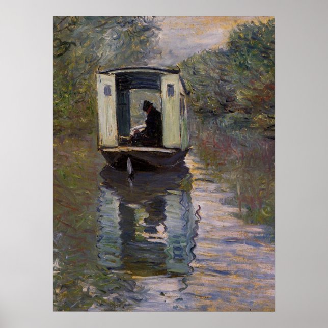 'Le Bateau-atelier' Poster (Front)
