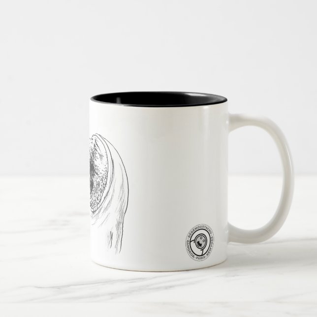 le bébé moustachu - mug - 001 (Right)
