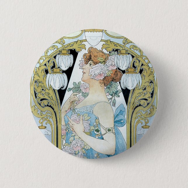 le Bec Lias Dethrone l'Ectricite 6 Cm Round Badge (Front)