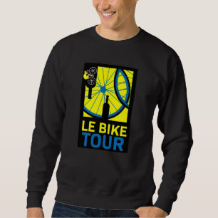 Le Bike Tour Art Sweatshirt