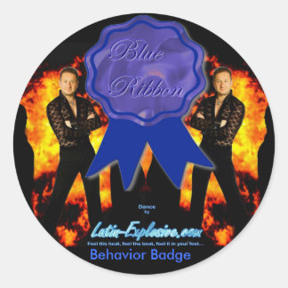 LE Blue Ribbon Behaviour Stickers