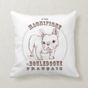 Le Bouledogue Francais Cushion