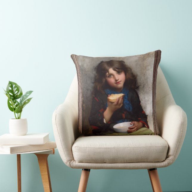 Le Casse-Croûte by Léon-Jean-Basile Perrault Cushion (Chair)