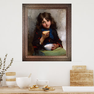 Le Casse-Croûte by Léon-Jean-Basile Perrault Poster