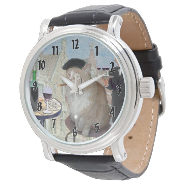 Le Cat du Cafe Watch (Angled)