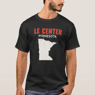 Le Center Minnesota USA State America Travel Minne T-Shirt