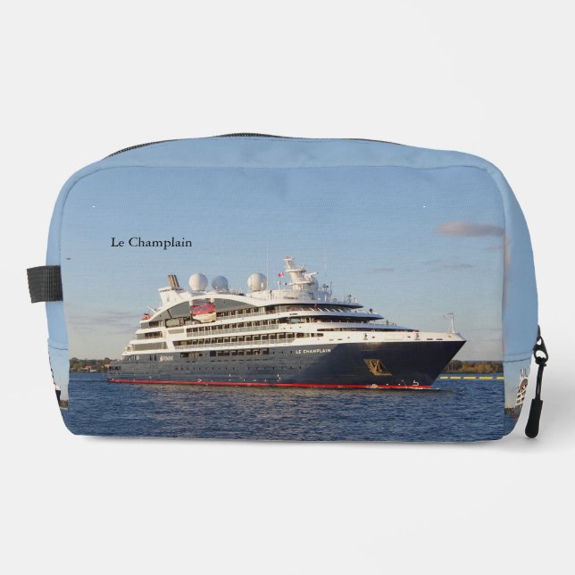 Le Champlain travel or cosmetic bag (Front)
