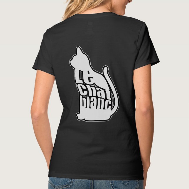 Le Chat blanc T-Shirt (Back)