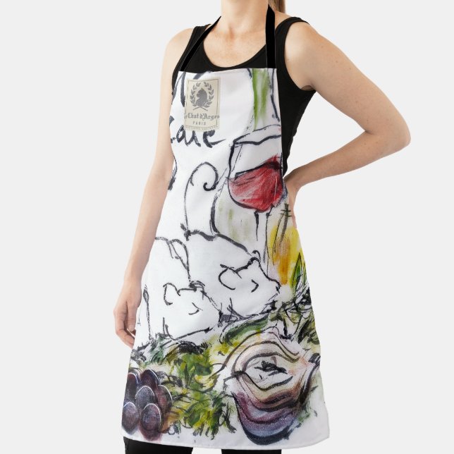 Le Chat d'Argent "Souris Provençale" Chef  Apron (Insitu)