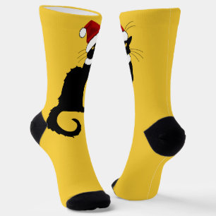Le Chat Noir Christmas Socks